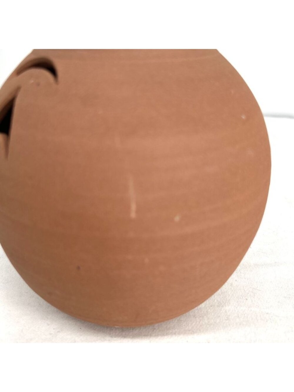Victoria Littlejohn Studio Pottery Pumpkin Luminary Halloween Fall Decor 9" - Picture 3 of 7
